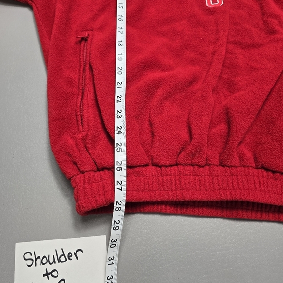 Cadre athletic ohio state buckeyes red quarter zip sweater mens size 2XL - Picture 8 of 10